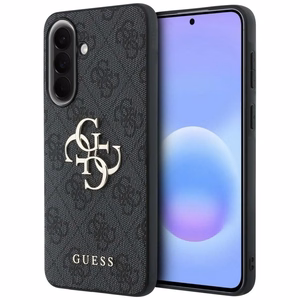 Guess HC PU 4G Big Metal Logo case for Samsung Galaxy A37 black