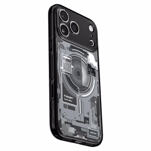 Spigen Ultra Hybrid MagSafe Zero One -suojakuori iPhone 18 Pro / 17 Pro -malleille, musta