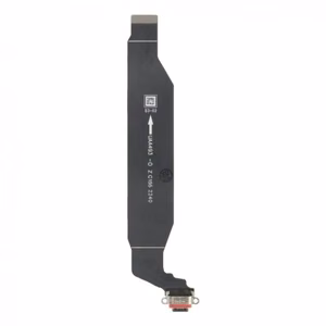 Latausliitin yhteensopiva OnePlus 10T:n kanssa flex-kaapelilla / hopea OEM