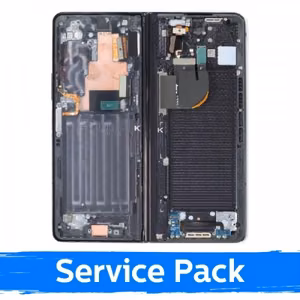 LCD Näyttö yhteensopiva Samsung F946 Z Fold5 kehyksellä / Phantom Black / (Service Pack)