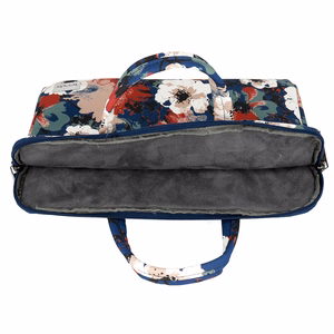 Wonder Briefcase Laptop 15-16 inches blue and camellias