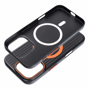 Suojakuori iPhone 17 AIR:lle Simply MagSafe-yhteensopiva titanium musta
