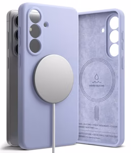 Ringke Silikoninen MagSafe Suojakuori Samsung Galaxy S26+:lle - violetti
