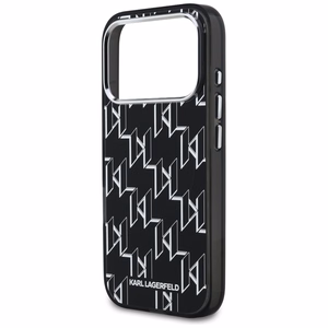 Karl Lagerfeld IML KL Monogram MagSafe -suojakuori iPhone 17 Pro - musta