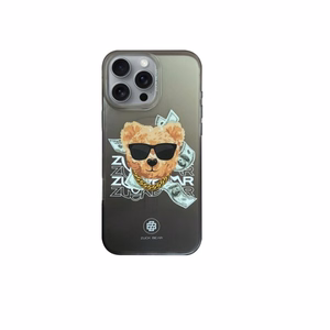 Zuck Bear Harold iPhone 16 Pro Max Suojakuori Musta