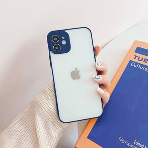Milky Case silikoni joustava läpikuultava kotelo Samsung Galaxy A72 4G tummansininen