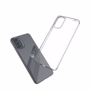 Ultra Clear 0,5 mm tapauksessa Motorola Moto E32 ohut kansi läpinäkyvä