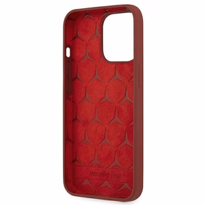 Mercedes Silicone Line kotelo iPhone 13 Pro Max - punainen