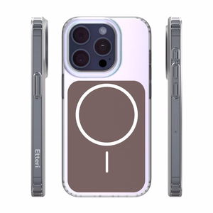 Etteri Hidden Pearl case for iPhone 15 Pro 6,1" brown