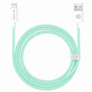 Blavec Cable Candy braided - USB to Lightning - 2,4A 2 metres Apple CarPlay (CCA-UL24GN20) green