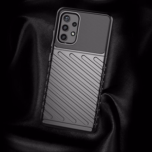Thunder Case Joustava Kova Rugged Cover TPU Case Samsung Galaxy A72 4G sininen
