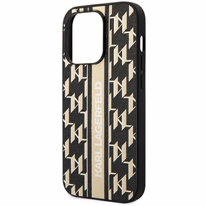 Karl Lagerfeld KLHCP14XPGKLSKW iPhone 14 Pro Max 6,7 "hardcase brown / brown Monogram Stripe