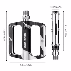 Rockbros K306-BK alumiiniset MTB-polkupyörän polkimet – mustat