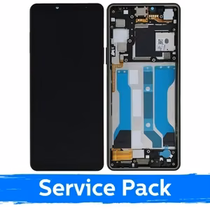 LCD-näyttö Sony Xperia 10 V Musta kehyksellä (Service Pack)