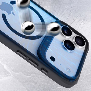 3mk Satin Armor MagCase iPhone 17 Pro Max:lle - läpinäkyvä musta