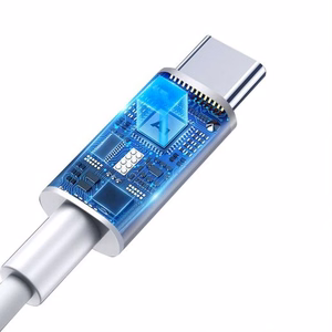 T-PHOX KAAPELI GLARY LITE -SARJA 3W 1M USB-C/USB-C VALKOINEN