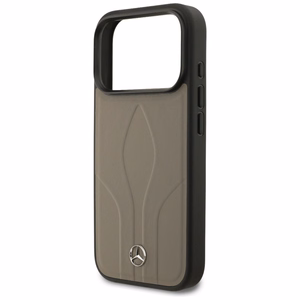 Mercedes Leather The Move MagSafe Suojakuori iPhone 17 Pro:lle - Beige