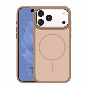 Frame Thin Mag Suojakuori iPhone 17 Pro 6,3":lle ruskea