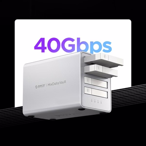 Orico 8848U4 DAS Series 4-Bay M.2 NVMe SSD Disk Array - White