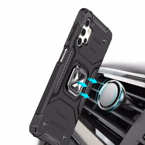 Wozinsky Ring Armor panssaroitu hybridi asia kansi + magneettikiinnike Samsung Galaxy A73 kultaa