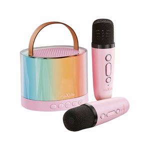 Maxlife Bluetooth Karaoke-kaiutin MXKS-200 Vaaleanpunainen