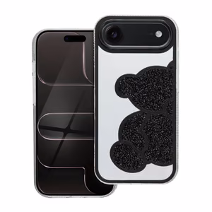 Suojakuori iPhone 17 AIR:lle Teddy Bear musta