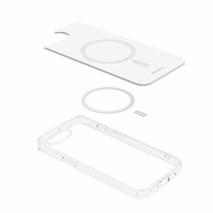 Crong Clear MAG Cover MagSafe suojakuori iPhone 17e / 16e -laitteelle, läpinäkyvä