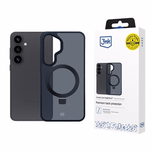 3mk Smoke Case Mag&Stand Samsung Galaxy S25:lle - musta