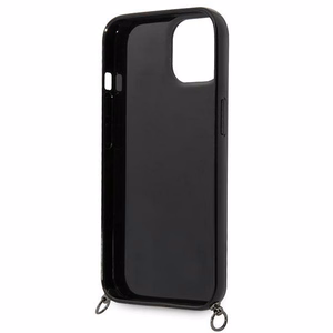 Karl Lagerfeld KLHCP14SSTSTP iPhone 14 6.1 vaaleanpunainen kovakuori Color Stripes Strap