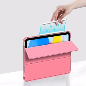 Tech-Protect SC Pen Hybrid Case for iPad 10 / 2022 - Pink - Transparent