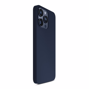 3mk silikonikuori iPhone 15 Pro Max - tummansininen