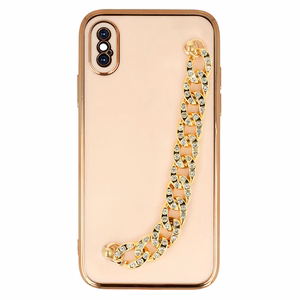 Trend Suojakuori iPhone X/XS:lle - design 4 - vaaleanpunainen