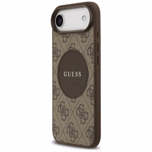 Guess 4G Circle Classic Logo MagSafe Suojakuori iPhone Airille - ruskea