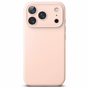 Ringke Silicone Magnetic MagSafe -suojakuori iPhone 17 Pro - pinkki