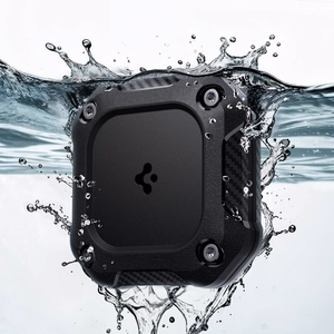 Spigen Tough Armor Suojakuori AirTag 1/2:lle - Musta
