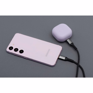 Kaapeli USB A - USB C Forcell F-Energy QC4.0 3A 66W Cafule 3 m C256 musta