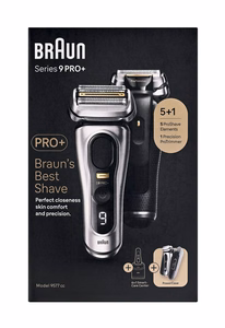 Braun Series 9 Pro 9577cc – teräverkkoparranajokone, hopea