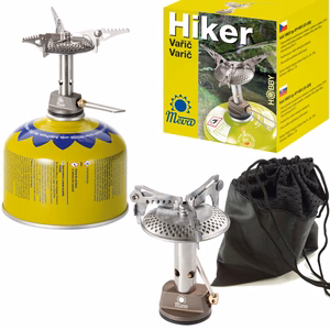 Meva HIKER retkikaasukeitin kierre- tai venttiilikaasupatruunoille, 2,4 kW, 70 g