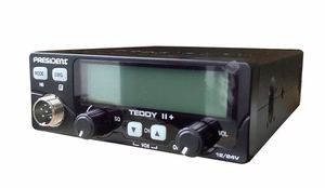 PRESIDENT TEDDY II+ ASC VOX CB-radio, 12/24 V, AM/FM