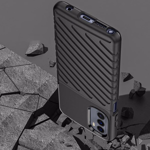 Thunder Case flexible armored cover for Motorola Moto G Stylus 2022 black