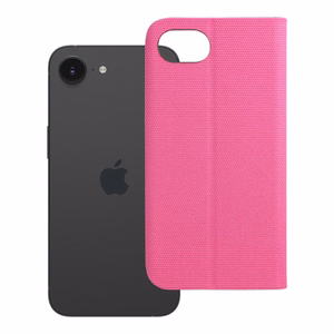 Flip case for iPhone 16e (SE 4 2025) Sensitive Book pink
