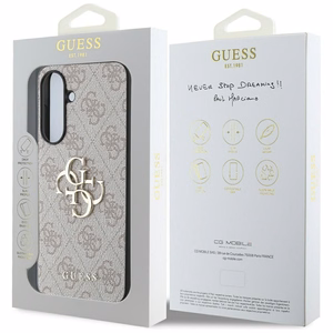 Guess Big 4G Logo Classic Logo suojakuori Samsung Galaxy A56 - vaaleanpunainen