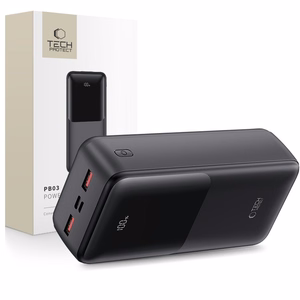 Powerbank Tech-Protect PB03 30000mAh 22.5W - musta