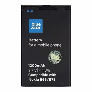Akku Nokia E66 / E75 / C5-03 / 3120 Classic / 8800 Arte Saphire:lle 1200 mAh Blue Star Premium