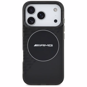 AMG Double Layer Transparent Smocked MagSafe -suojakuori iPhone 17 Pro - musta