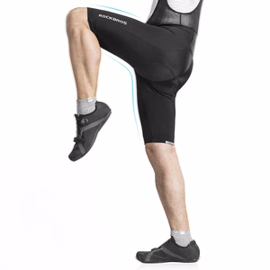 Rockbros RK20024XL henkselilliset pyöräilyshortsit XXXXL-pehmusteella - musta