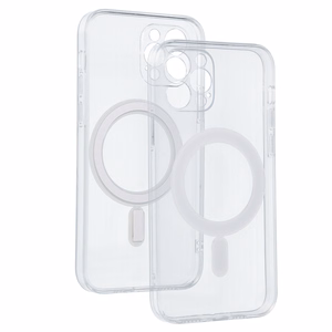 TEL PROTECT MagSilicone Suojakuori iPhone 12 Pro:lle läpinäkyvä