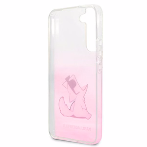 Karl Lagerfeld Choupette Syö tapauksessa Samsung Galaxy S22+ - vaaleanpunainen