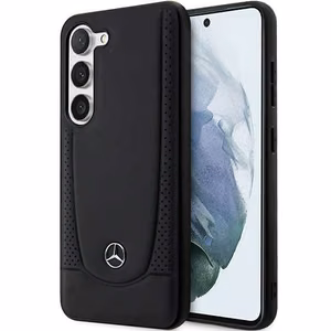 Mercedes Leather Urban suojakuori Samsung Galaxy S23 FE:lle - musta