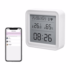 Zigbee Gosund ST17 LCD älylämpötila- ja kosteusanturi Tuya